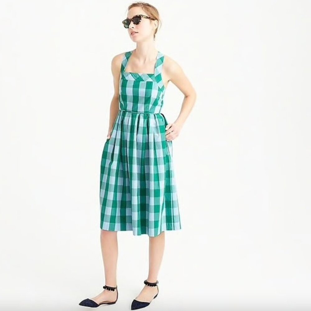 J. Crew Karina Gingham Sundress